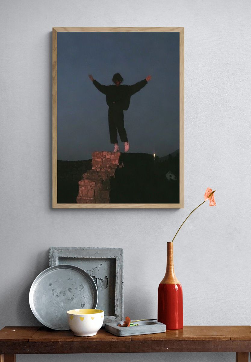 Silhouette on the Wall Poster. — room view 3