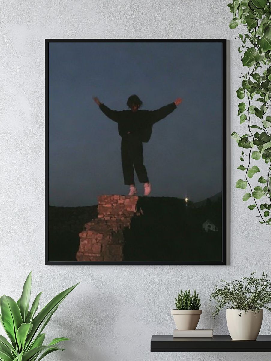 Silhouette on the Wall Poster. — room view 4