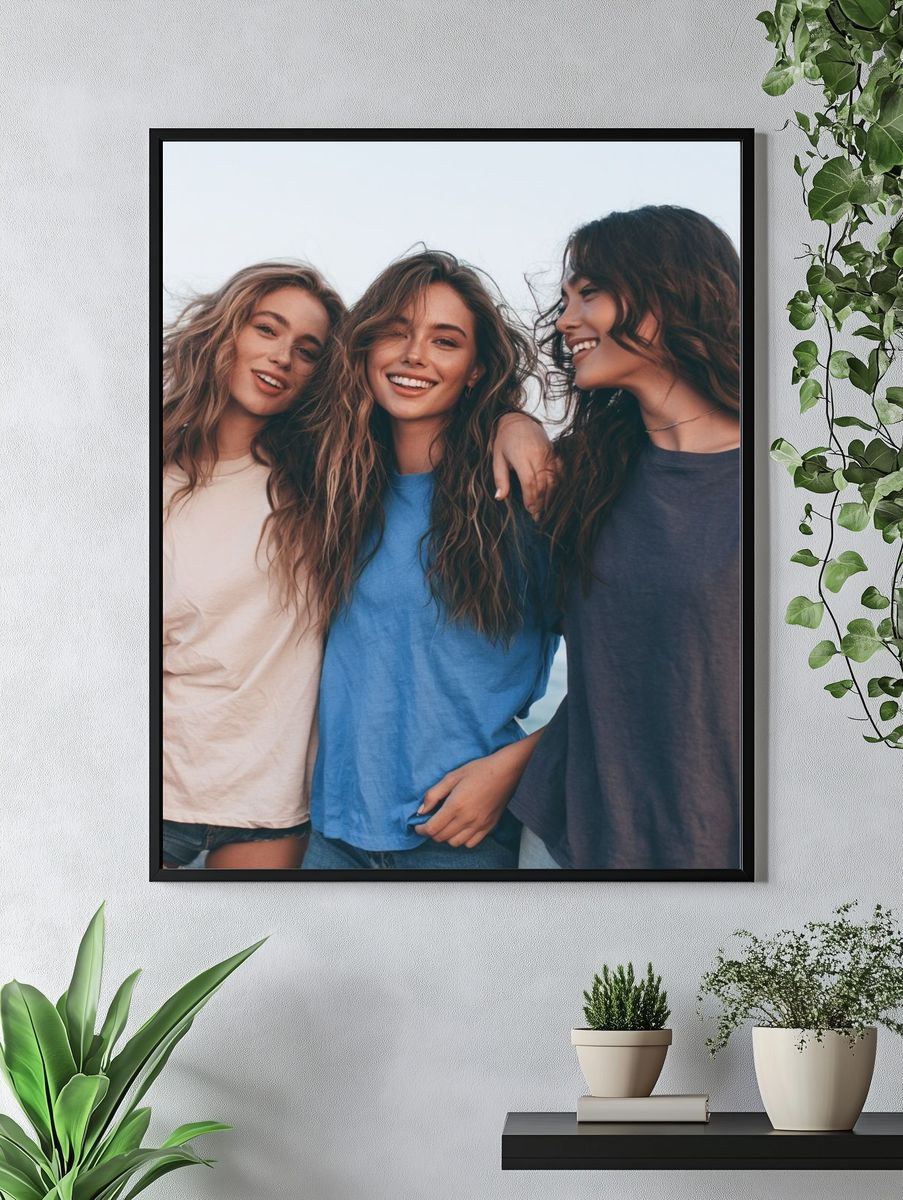 Friends by the Sea Photography Print. — room view 4