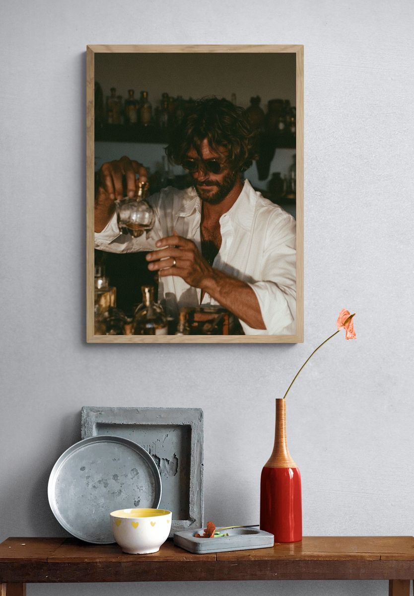Cocktail Bartender Photography Poster. — room view 3