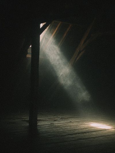 Dusty Attic Light Photography Poster. poster print