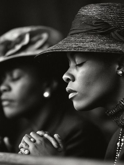 Contemplative Women Portrait Photography Poster. poster