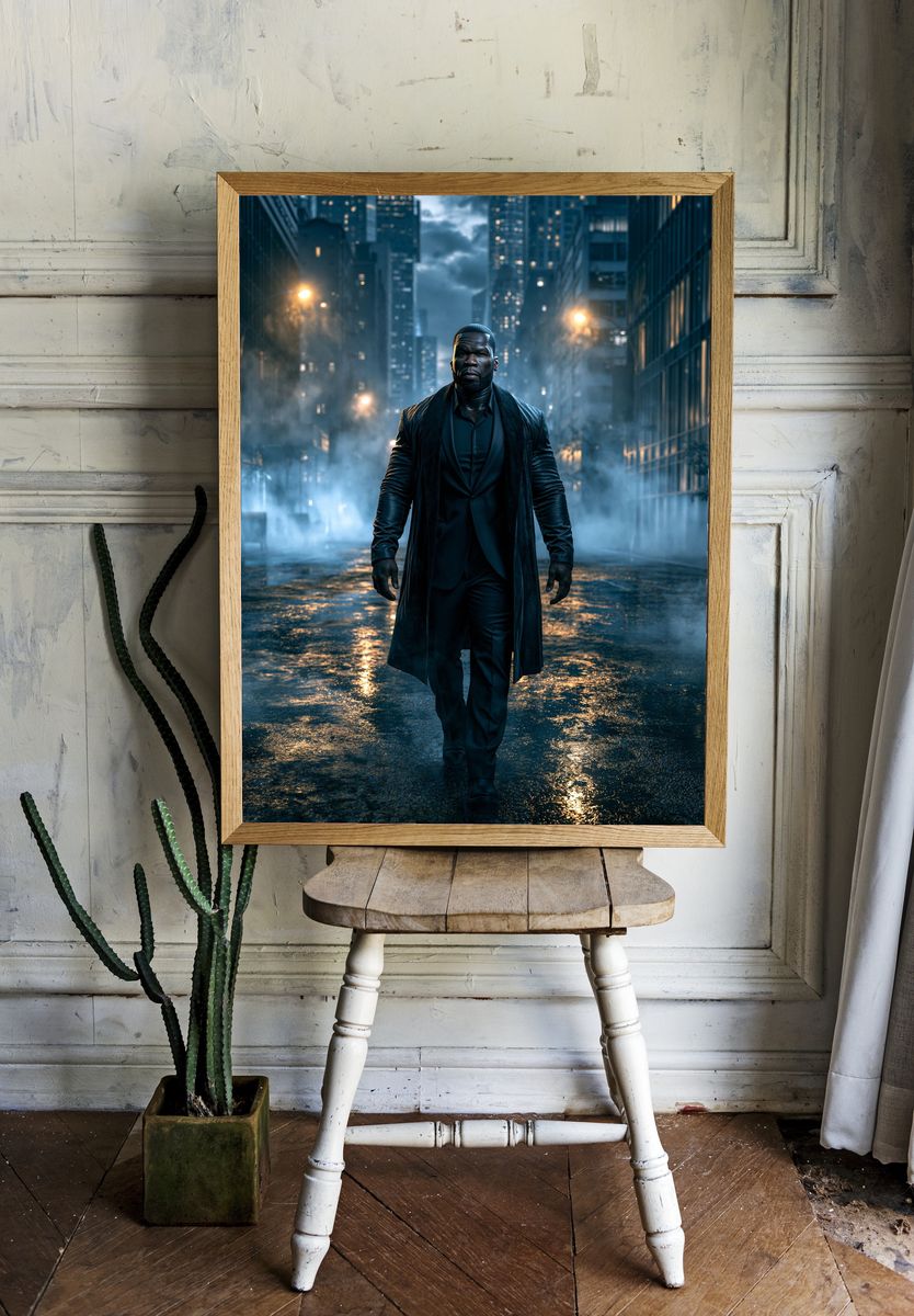 Noir City Walk Photography Poster. — room view 1