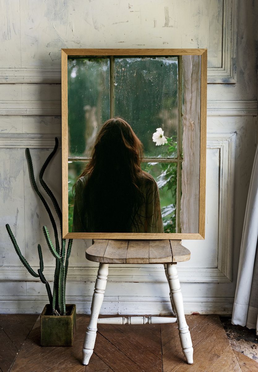Window Silhouette Photography Poster. — room view 1