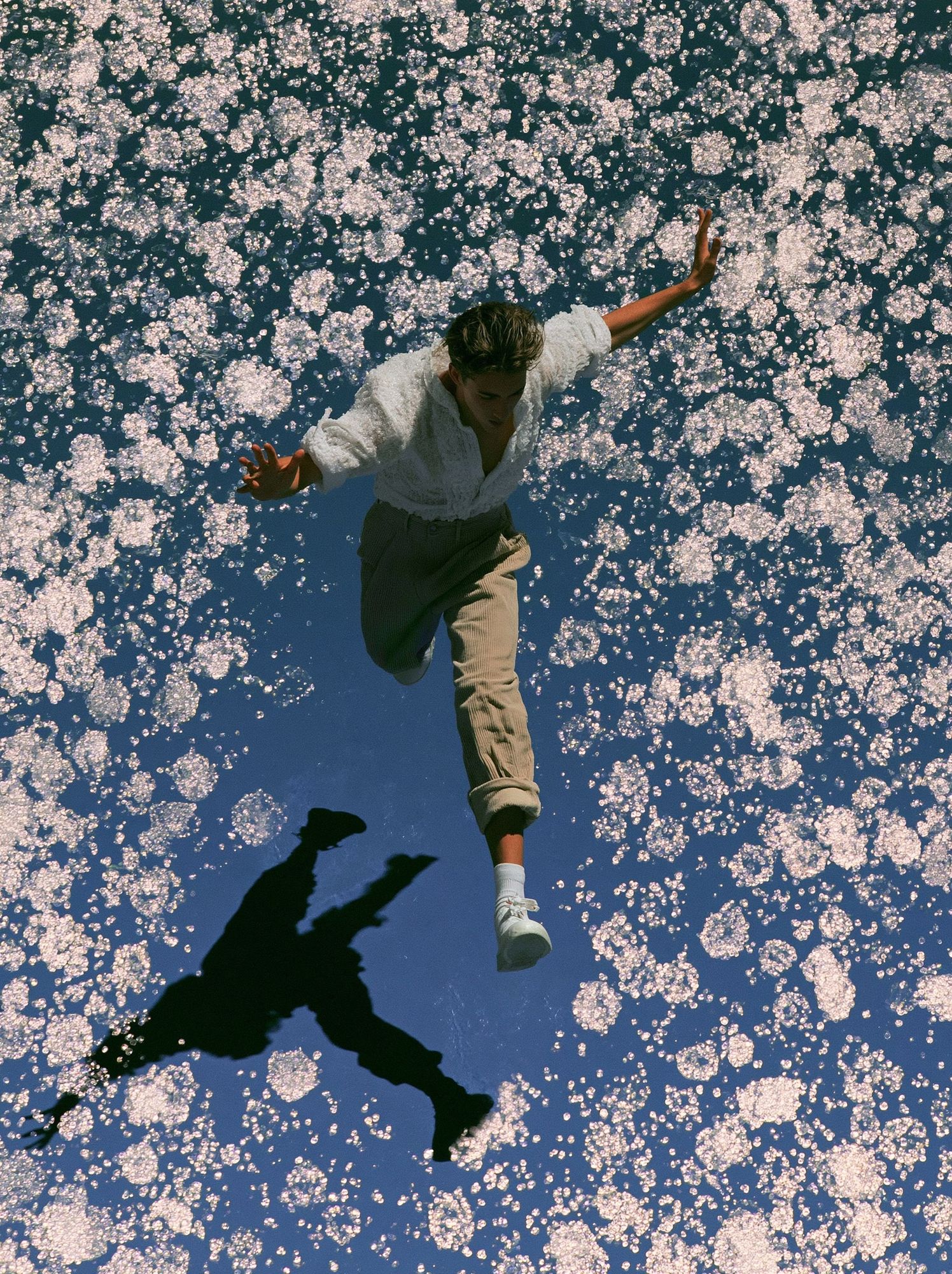 Floating Figure Photography Poster. poster — photography art