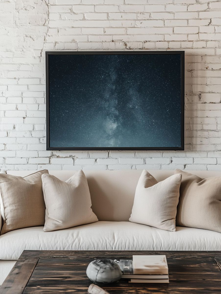 Beautiful milky way night sky. — room view 1