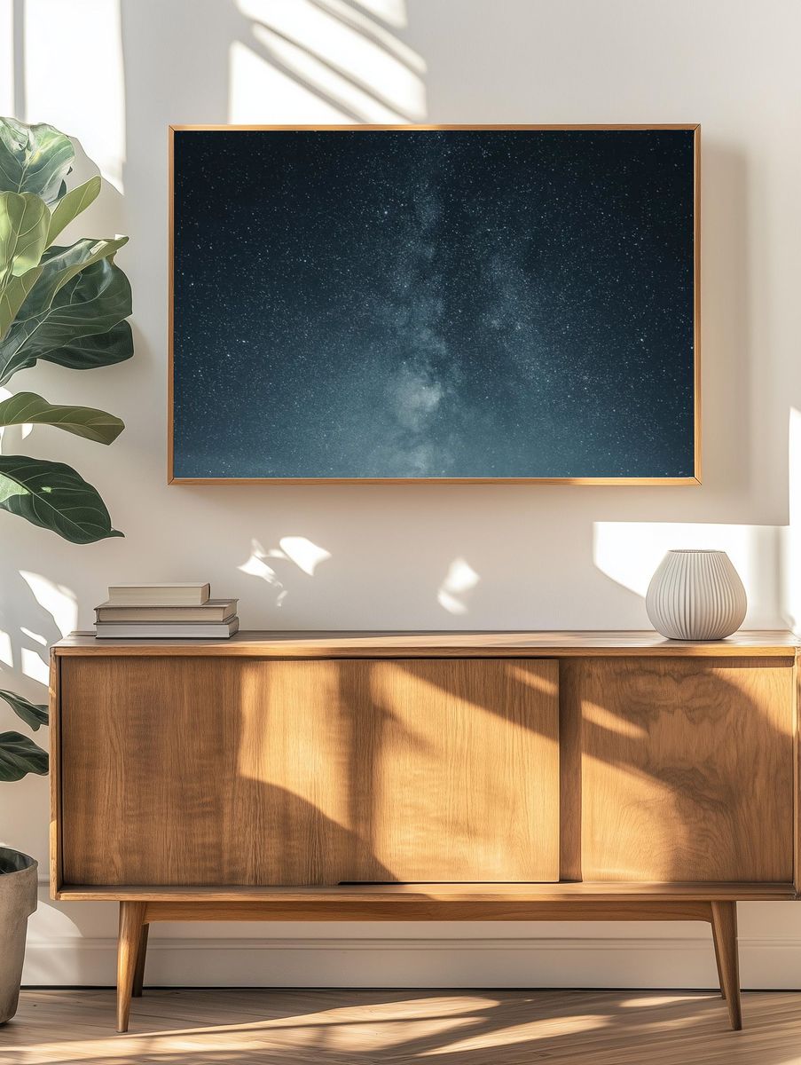 Beautiful milky way night sky. — room view 3