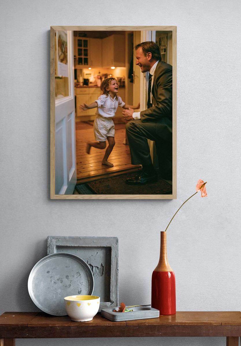 Joyful Family Homecoming Photography Poster. — room view 3