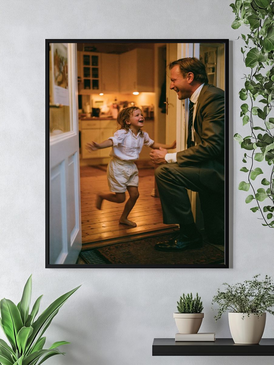 Joyful Family Homecoming Photography Poster. — room view 4