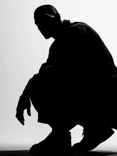 Silhouette Figure Photography Poster. poster