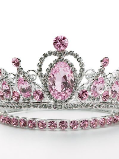 Pink Jeweled Tiara Photography Poster.