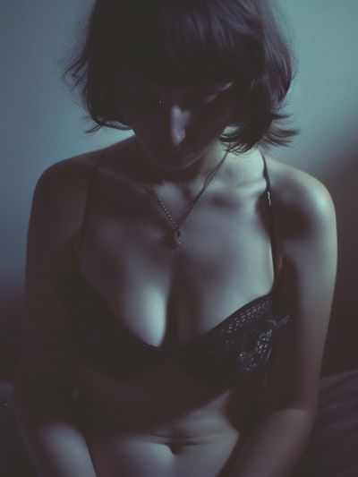 Moody Portrait Photography Poster.