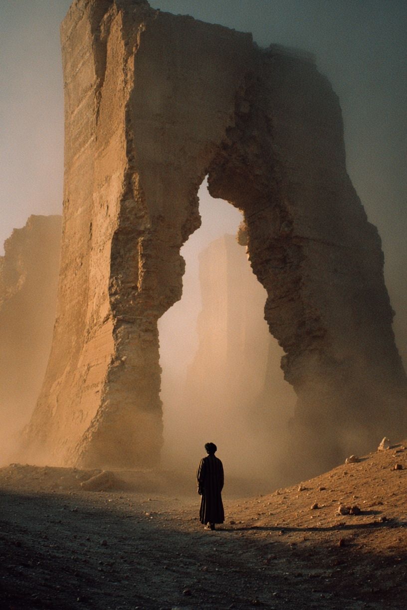 Desert Monolith Photography Poster. poster — photography art