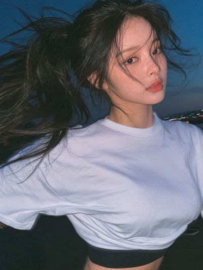 Windblown Portrait Photography Poster.