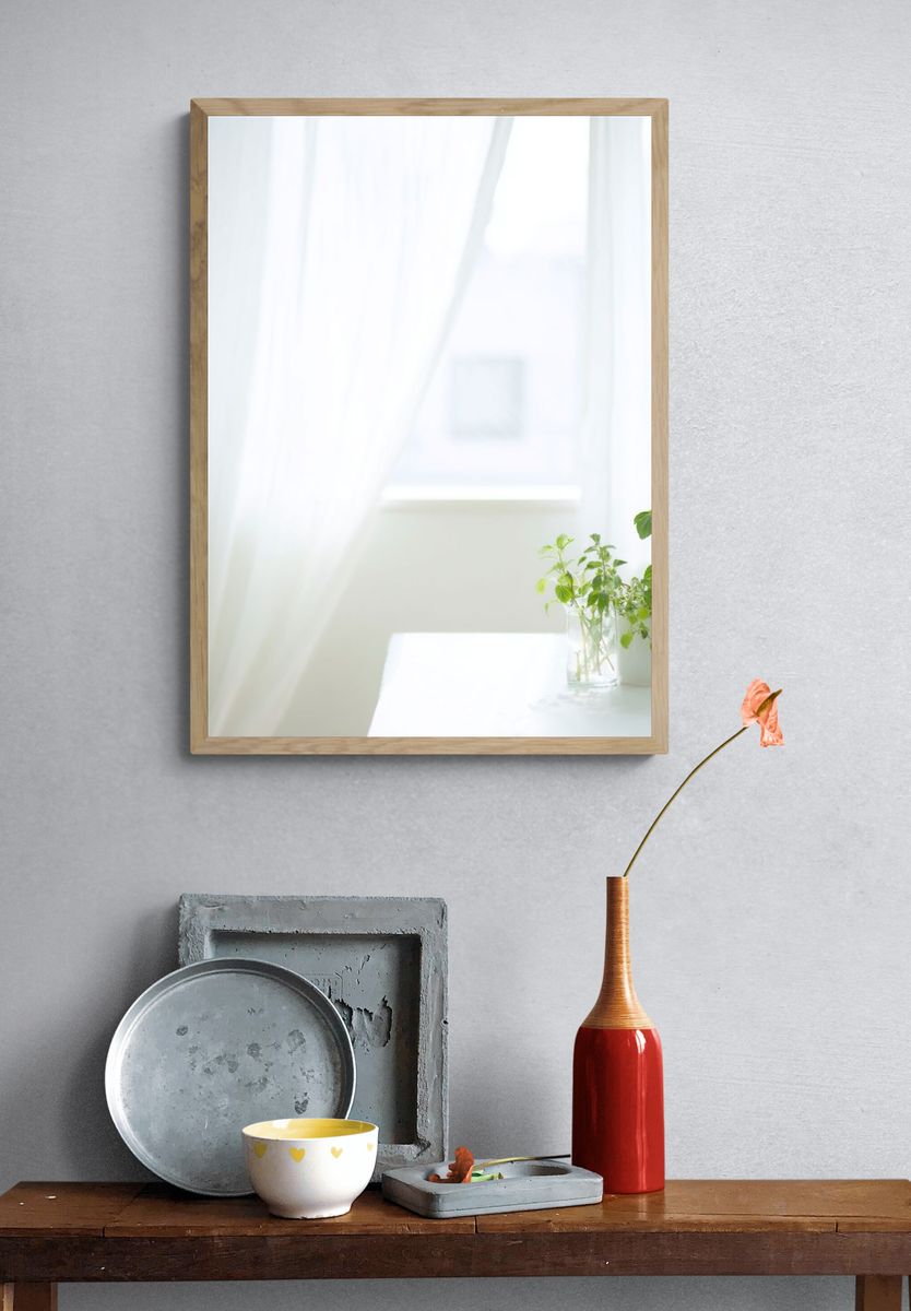 Sunlit Window Herbs Photography Print. — room view 3