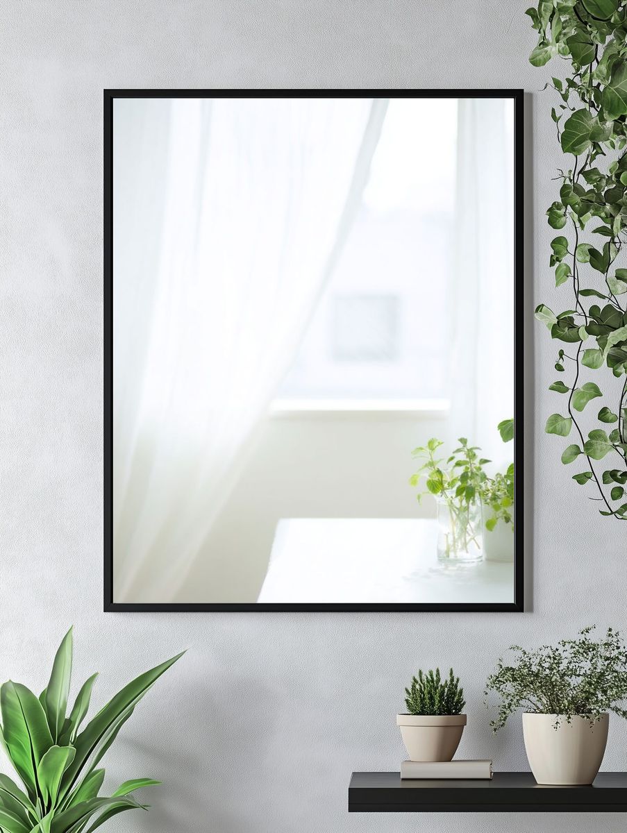 Sunlit Window Herbs Photography Print. — room view 4