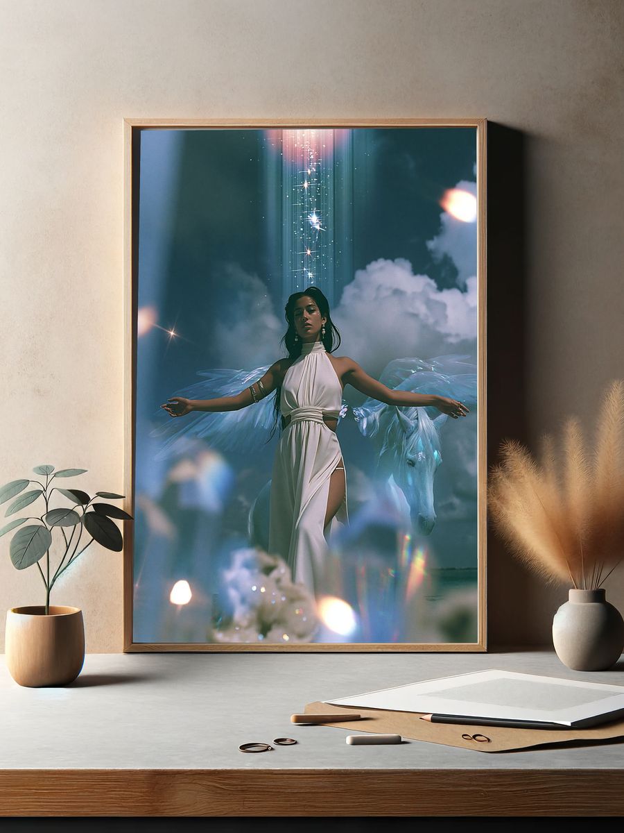 Celestial Dream Portrait Print. — room view 2