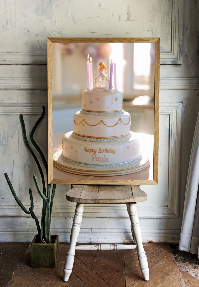 Birthday Cake Celebration Photography Poster. room preview