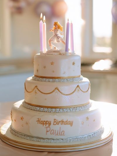 Birthday Cake Celebration Photography Poster.