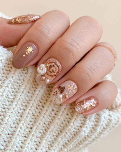 Winter Nail Art Photography Poster. poster