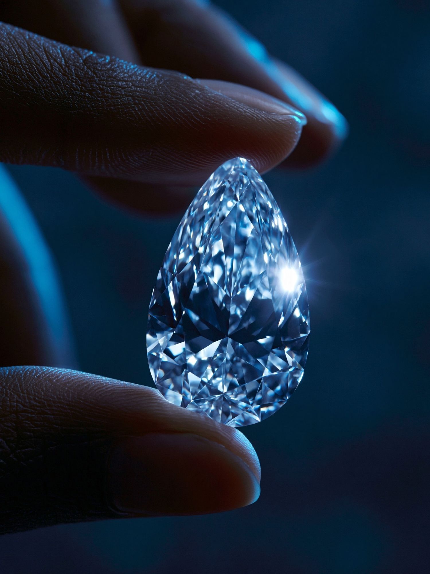 Diamond Close-Up Photography Poster. poster — photography art