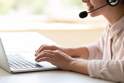 Customer Support Agent Photography Poster.