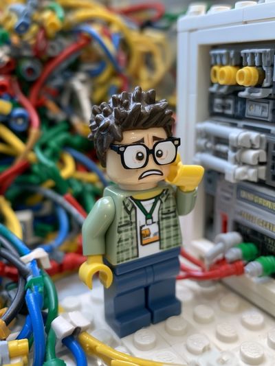 LEGO Technician Panic Photography Poster.