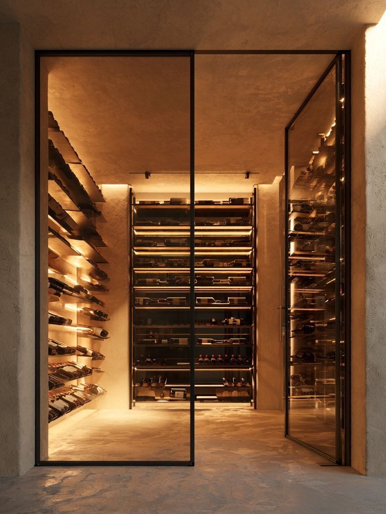 Luxury Wine Cellar Photography Poster. poster detail