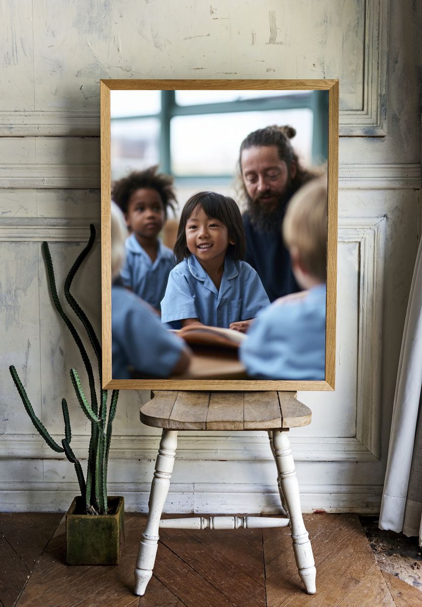 Classroom Children Photography Poster. — room view 1