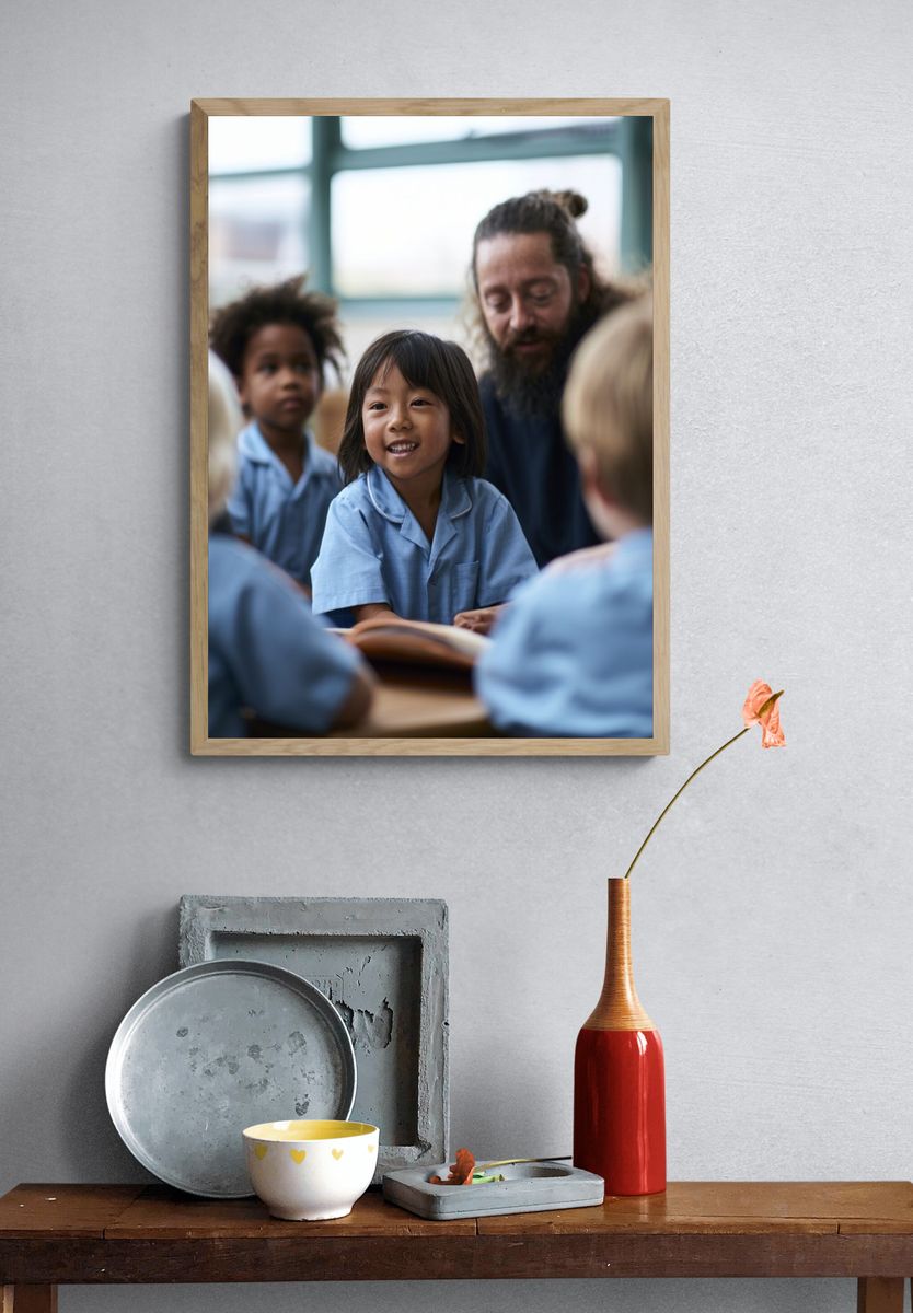 Classroom Children Photography Poster. — room view 3