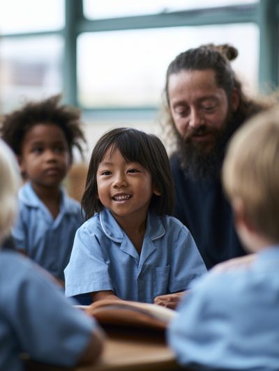 Classroom Children Photography Poster.