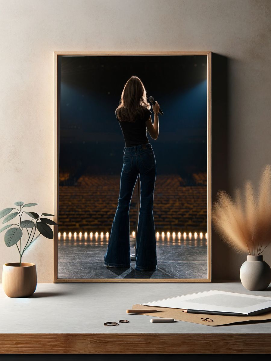 Singer on Stage Photography Poster. — room view 2