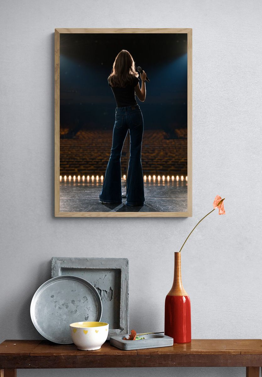 Singer on Stage Photography Poster. — room view 3