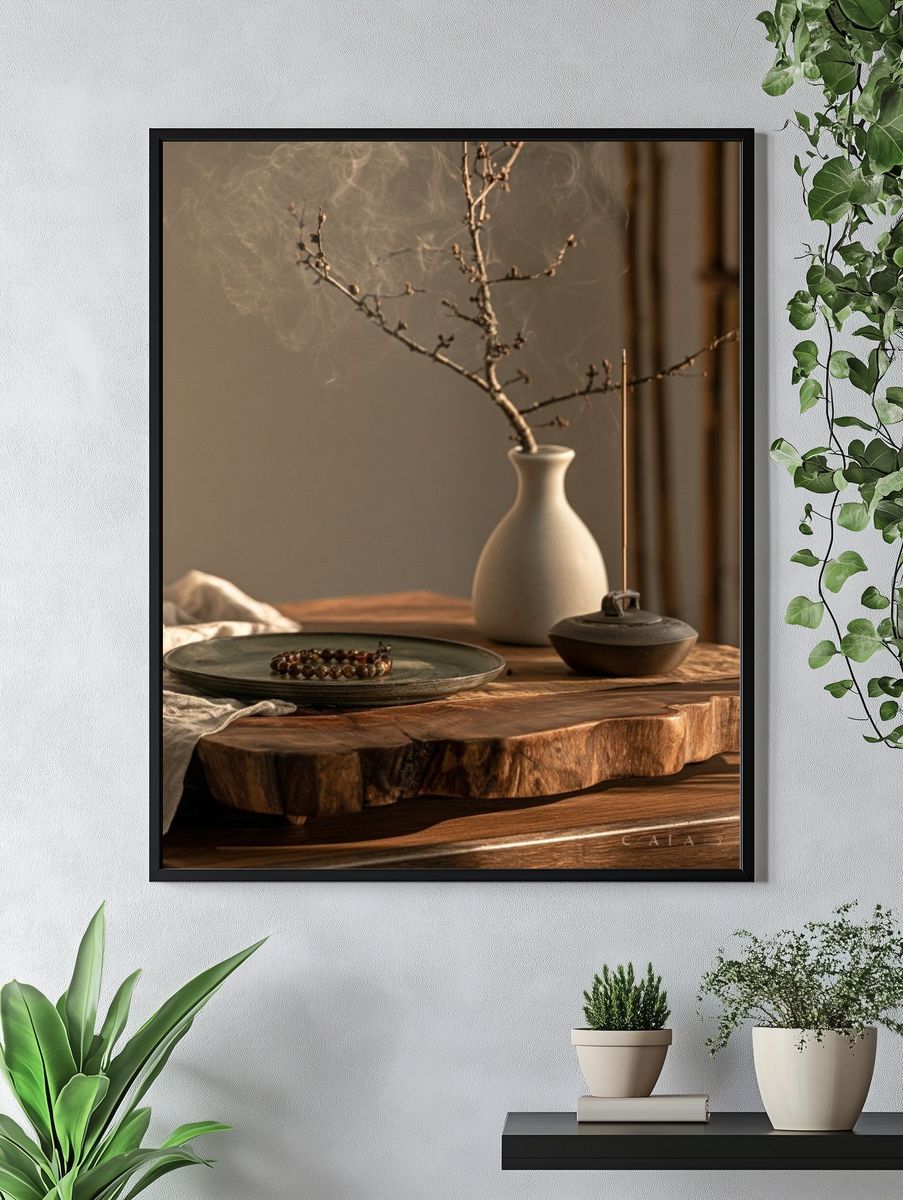 Zen Still Life Photography Poster. — room view 4