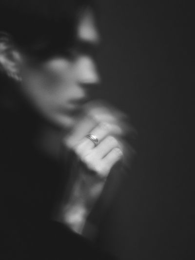 Blurred Portrait Photography Poster.