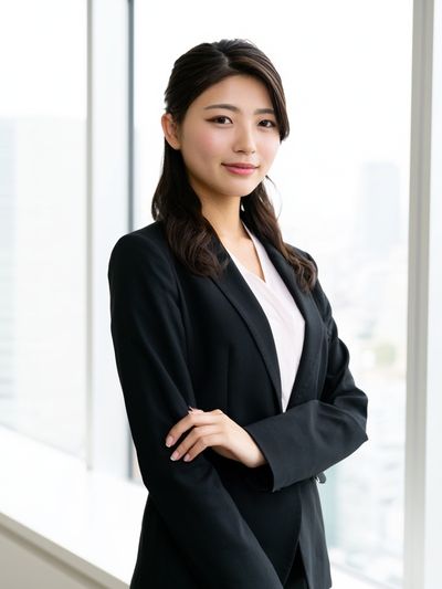 Confident Businesswoman Portrait Print.