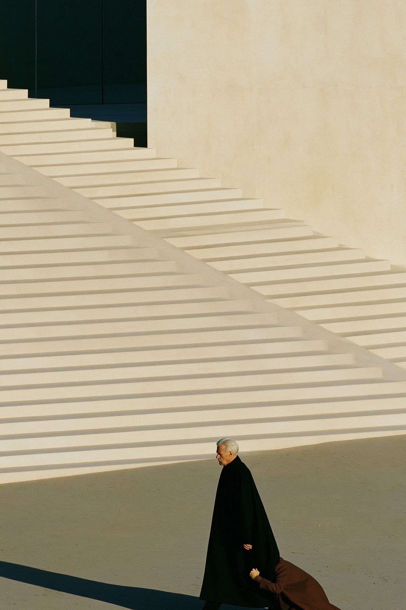Minimalist Stairway Scene Photography Poster. poster — photography art