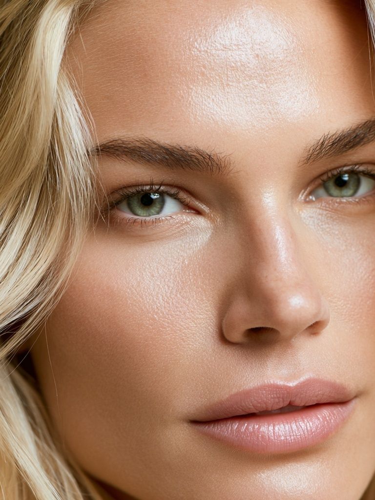 Blonde Portrait Photography Poster. poster detail