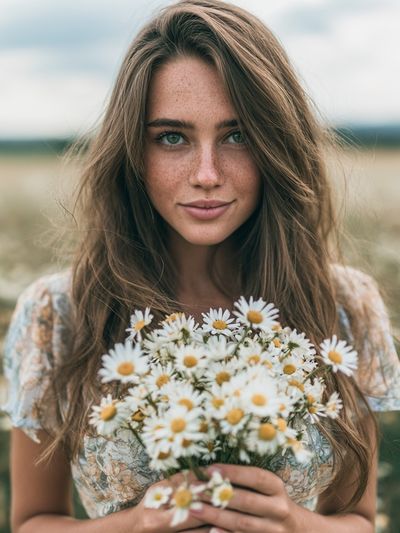 Wildflower Portrait Photography Poster.