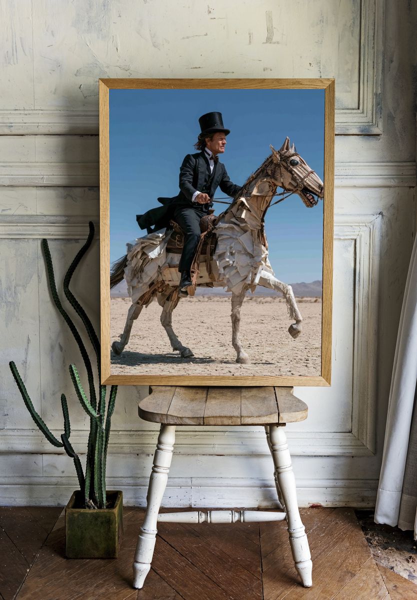 Surreal Horse Rider Photography Poster. room preview