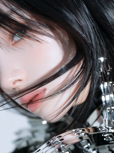 Cyberpunk Portrait — Photography Print.