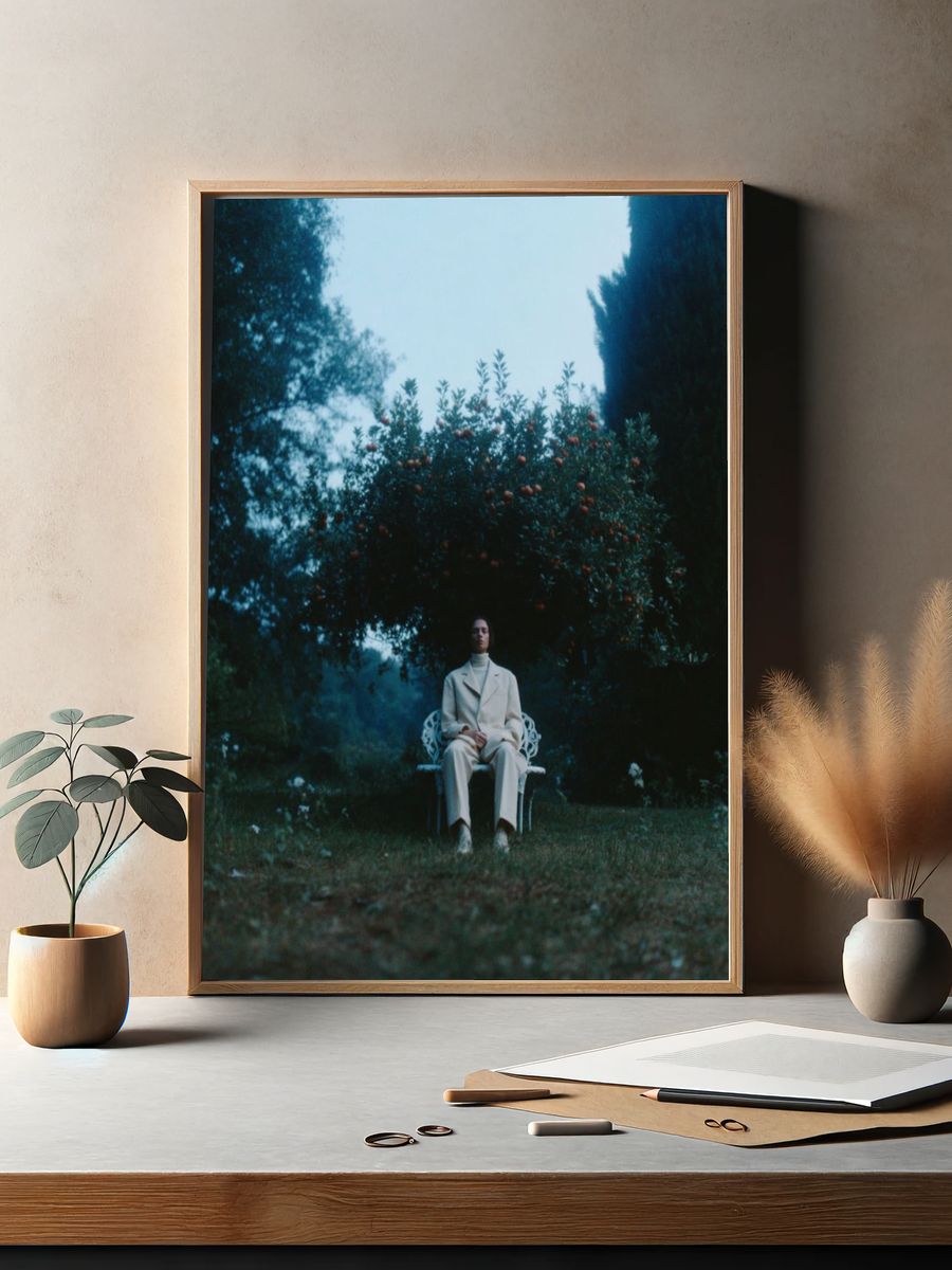 Solitary Garden Portrait Photography Poster. — room view 2