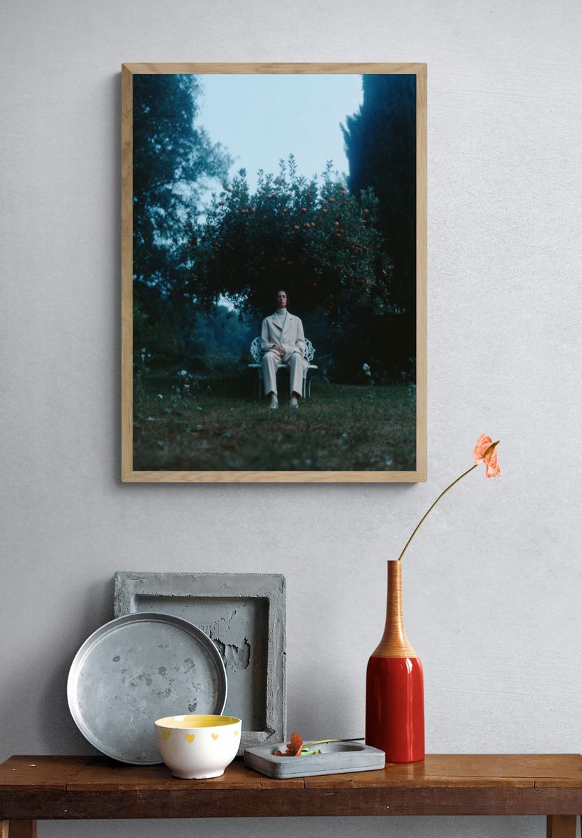 Solitary Garden Portrait Photography Poster. — room view 3