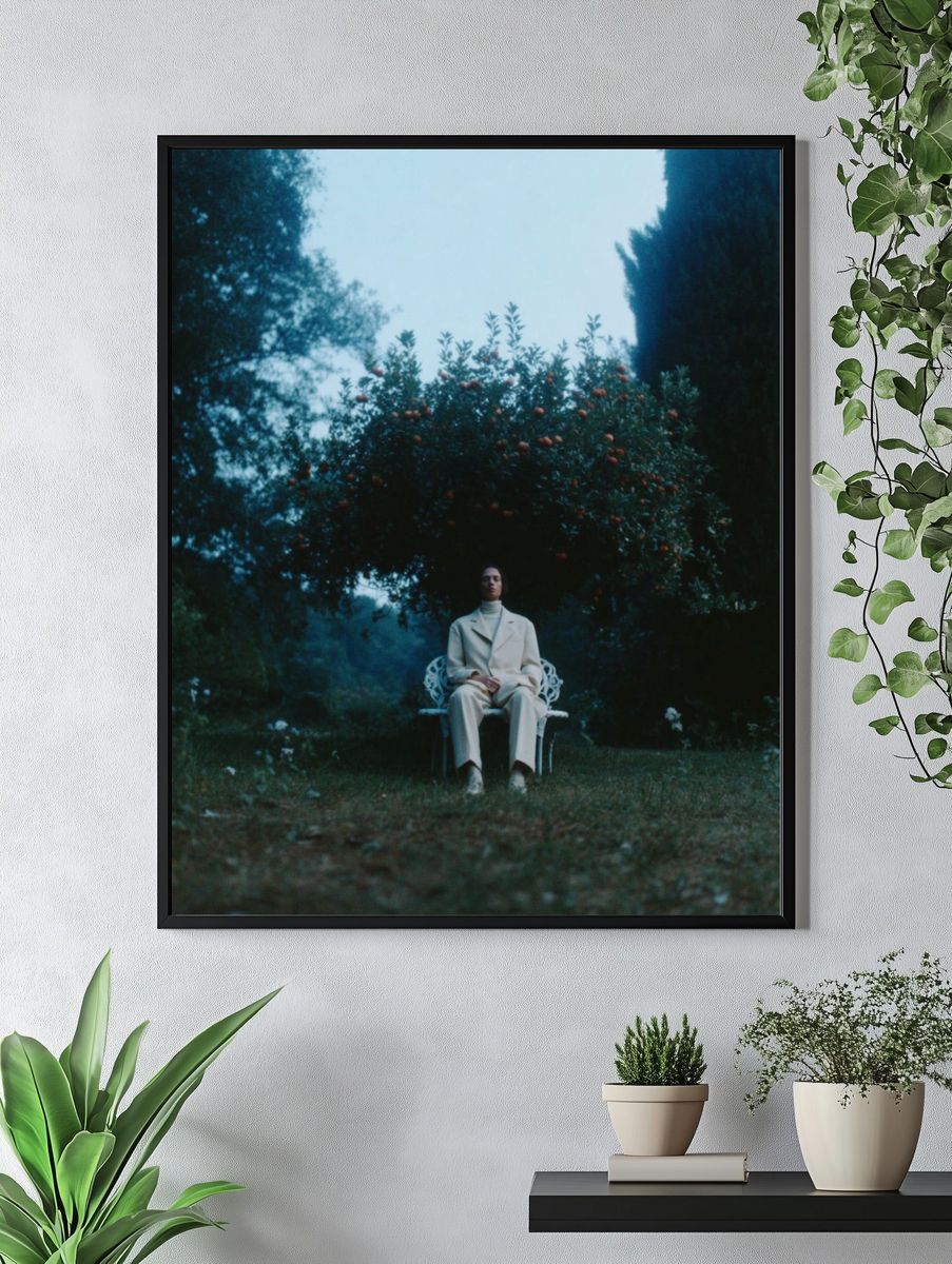 Solitary Garden Portrait Photography Poster. — room view 4