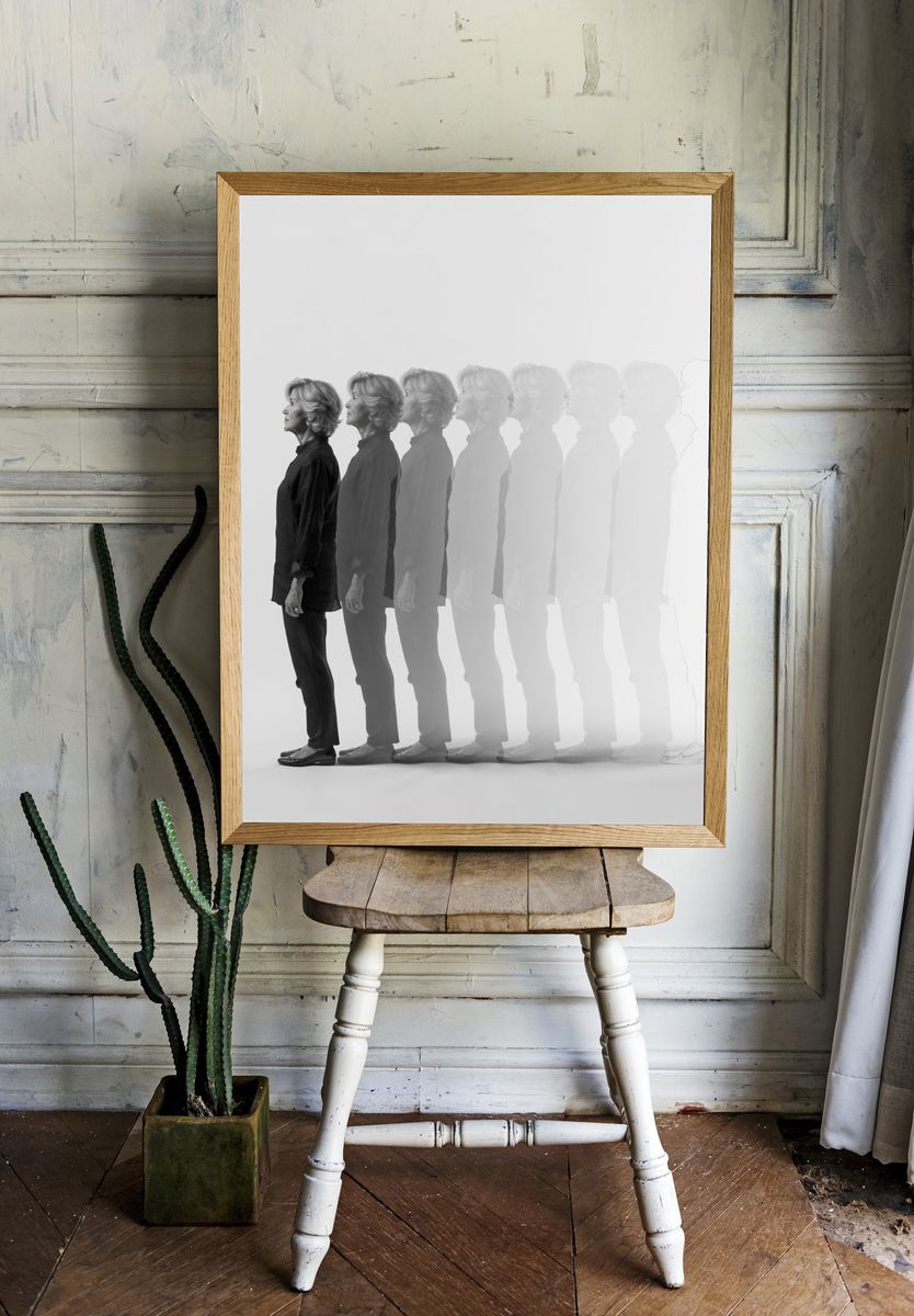 Aging in Motion Photography Poster. room preview