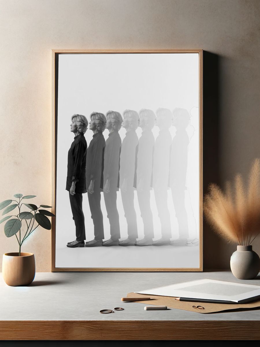 Aging in Motion Photography Poster. — room view 2