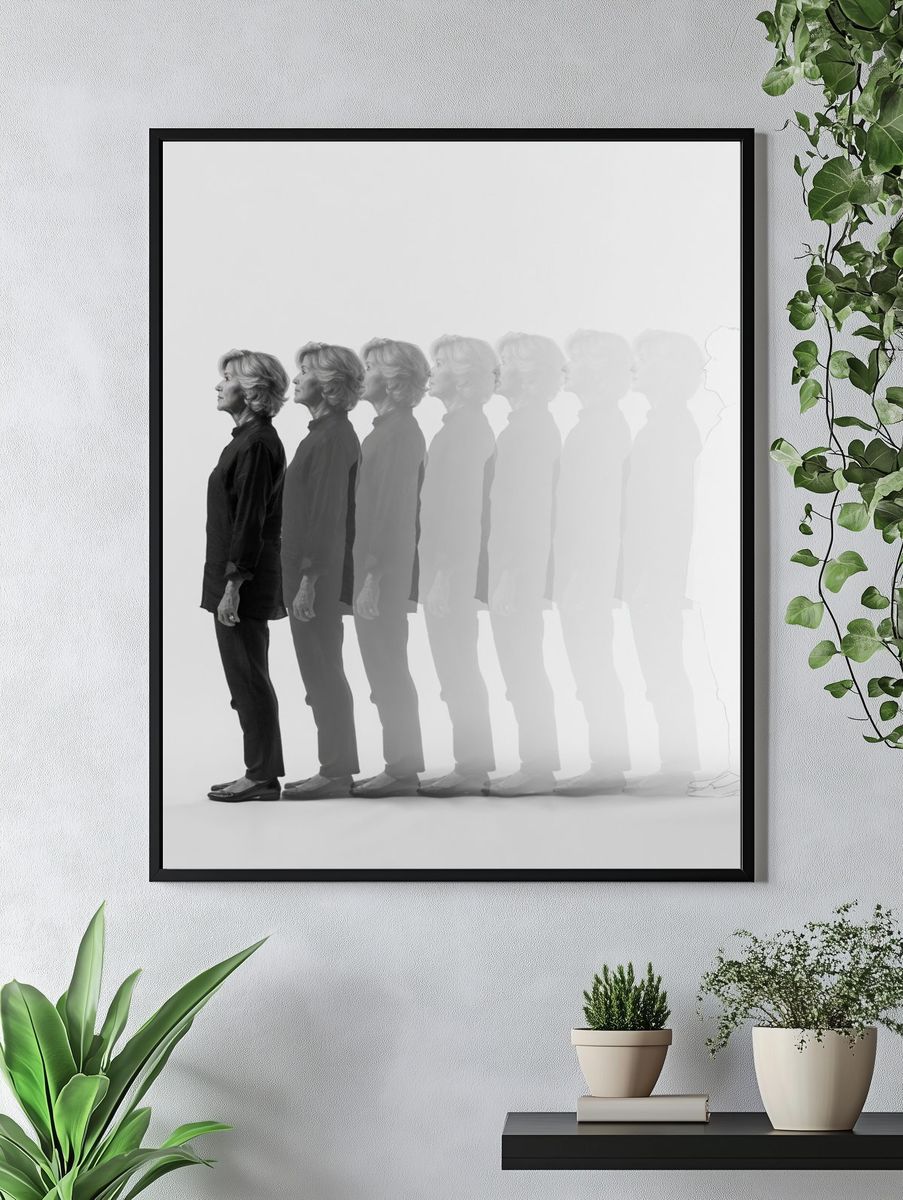 Aging in Motion Photography Poster. — room view 4