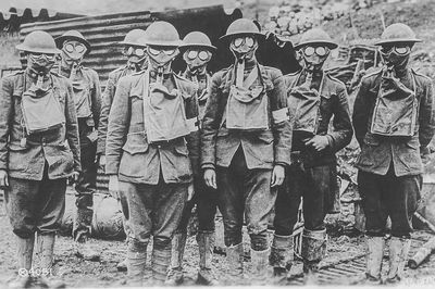 American Soldiers Presence Gas suring. poster