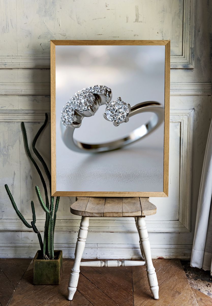 Diamond Ring Photography Poster. room preview