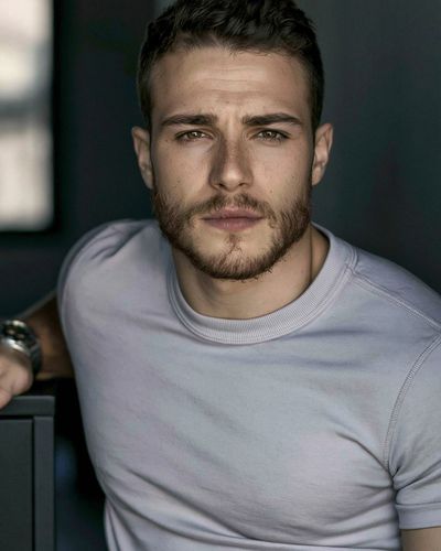 Moody Male Portrait Photography Poster.